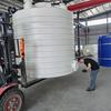 Tanque de Água de PE de 8 Toneladas 8 Metros Cúbicos Recipiente de Plástico Resistente a Ácido e Alcalino Anticorrosivo Tanque de Armazenamento de Água para Tratamento de Esgoto Ecológico Torre d'Água por Moldagem Rotacional