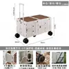 Nuevo carrito de camping para exteriores con alta capacidad de carga, carrito plegable extragrande, portátil para picnics y puestos de mercado, carrito de mercado plegable