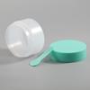 Direto da fábrica 100g pp Novo frasco removedor de maquiagem redondo fosco com colher de sucção magnética limpeza de filme de lama sub-garrafa