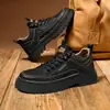 Zapatos para Hombre 2026 Nuevo Otoño Exterior Retro Aumentadores de Altura Casuales de Piel para Hombre, Estilo Británico, Antideslizantes, Resistentes al Desgaste, Zapatos de Trabajo para Padres