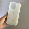 Funda de silicona avanzada con orificios para Apple 14Pro Max (silicona 15Pro/13/12)