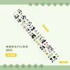 Adesivo de Panda Desenho Animado Adesivo Transparente para Diário Menina Coração Porquinho da Índia Fofo Decoração à Prova d'Água Sem Marcas Adesivo para Decoração de Copo d'Água