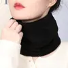 Bufanda de Cuello de Terciopelo Cálido y Delgado para Otoño e Invierno, Bufanda de Cuello Suave Estilosa a Prueba de Viento y Frío para Exteriores, Bufanda Unisex de Color Sólido