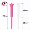 Fabricante Foli Sports Venta Directa Transfronteriza Tees de Golf Material Plástico Tipo de Cabeza Cuadrangular Clavijas Tope Dos Colores Disponibles