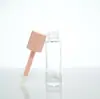 Botella redonda de 30 ml para base de maquillaje en stock para venta al por mayor, botella redonda recta de fondo grueso para recarga de máscara de pestañas, botella de vidrio cosmético