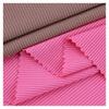 Corte aleatorio tira pequeña de piqué 2*2 piqué pequeño francés acanalado 200g poliéster amoniaco textura de fondo tejido de punto acanalado