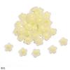 Pendientes Colgantes de Acrílico Transparente Flor de Ciruelo Agujero Recto Material para Manualidades Hecho a Mano Cuerda para el Cabello Pasador Accesorios para el Cabello