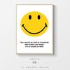 Pintura Decorativa para Pasillo Moderna Simple Sala de Estar Fondo de Sofá Mural Lindo Rostro Sonriente Habitación Infantil Dormitorio Pintura Colgante