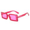 2025 Nuevas gafas de sol retro con montura pequeña rectangular europeas y americanas, gafas de comercio exterior transfronterizo de moda para mujer, gafas de sol para hombre