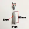 Ruedas de Maleta 6mm-8mm Remache Tornillo Dedicado Varilla de Unión Rueda de Estuche Reparación de Equipaje Remache de Reemplazo
