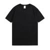 FB Ropa para Hombre Camiseta Fina para Hombre Estilo Puerto Ancho Verano 170G Algodón Peinado Color Sólido Deporte Calle Elástica Manga Corta