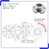 Sierra Circular M18 Agujero para Cable de 14 mm Pantalla Límite de 90/180 Grados Tope en Cualquier Posición Amortiguación Eje Giratorio
