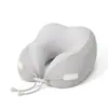 Almohada Personalizada en Forma de U de Seda Helada, Almohada Refrigerante para el Cuello, Se Puede Añadir Logo, Regalo Promocional, Almohada para Coche y Aviación, Almohada en Forma de U de Espuma Viscoelástica