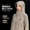 Impermeable para patinetes eléctricos, impermeable largo unisex, protección de cuerpo completo contra lluvia intensa, prenda exterior para adultos para ciclistas, con partes separadas para bicicleta y patinete