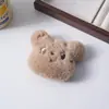 Nuevo Oso de Peluche Bordado con Corazón de Dibujos Animados Lindo Colgante Chirriante Accesorios para Zapatos y Calcetines DIY Bolsas Accesorios