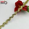 Onda S de 3-5 mm dorada y plateada borde curvo con cortina de cintas de encaje ropa de niños accesorios de boda accesorios de ropa DIY