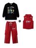 Roupas de Moda Hip-Hop para Crianças Roupas de Moda Hip-Hop para Homens Marca de Moda Colete Cool terno Roupas de Performance Jazz Hip-Hop para Meninas