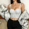 Amazon Aliexpress Malha Bordado com Contas Ajustado Tubo Versátil Corset Sutiã Respirável