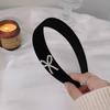 Diadema de Terciopelo con Lazo de Perlas Vintage, Diadema Ancha para Presionar el Cabello, Pasador Elegante Versátil, Accesorios para el Cabello para Mujer