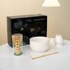 Conjunto de Chá Matcha Japonês com Tigela de Chá de Gato, Batedor de Chá e Embalagem Completa para Envio Transfronteiriço em Rosa