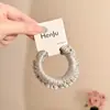 Diadema Plisada de Alta Elasticidad y Durabilidad para Mujer, Cuerda para el Cabello Pequeña Fresca de Satín que No Daña el Cabello, Accesorios para el Cabello Gomas Elásticas para Cola de Caballo Alta