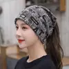 A prueba de frío Mantenimiento del calor Variado Cuello Jersey Otoño e Invierno Gorro apilado Cachemira Cuello Manga Multifuncional Tejido Hombres y Mujeres Gorro retorcido