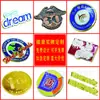 Insignias Personalizadas, Varios Tipos de Insignias de Aleación de Zinc Metálico, Insignias Corporativas de Lotes Pequeños, Insignias Pintadas, Insignias Escolares