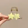 Pinza para el cabello de tamaño mediano de lunares blancos y negros estilo francés, diseñada para la parte trasera de la cabeza, un accesorio para el cabello nuevo y elegante con un aspecto sofisticado y con estilo