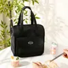 Bolsa Térmica Transfronteriza Larga Portátil para Almuerzo Textura de Rosa Espesa Bolsa Térmica Portátil para Oficinista Lonchera Térmica