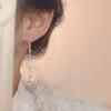 Pendientes de Borla Larga Chinos Nuevos "Agitar en un Paso" Femeninos. Diseño nicho arete clip de oreja de alto sentido al por mayor