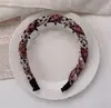 Diadema Trenzada Vintage Accesorio para el Cabello para Mujer, Corona Alta de Otoño e Invierno Diadema Ancha Pasador de Pelo, Versátil y a la Moda Accesorio para Recoger el Cabello