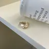 Anel Gota de Luxo Leve para Mulheres Design Simples de Nicho Senso de Estilo Frio Anel de Dedo Cruzado Personalizado Abertura Ajustável