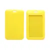 Cubierta Deslizante Push-Fit Porta Tarjetas Rígido Plástico ABS Insignia Permiso de Trabajo Insignia de Empleado Caricatura Colorido Porta Tarjetas Grande Tarjeta de Identificación