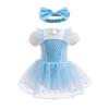 Ropa de Verano para Bebé Vestido de Princesa Elsa Mameluco para Bebé Niña Vestido de Princesa Luna Llena Cien Días
