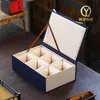 Juegos de Té Cerámicos de Taza Única y Múltiples Tazas, Tazas de Té, Tazas de Degustación, Cajas de Regalo, Juegos de Tetera de Arcilla Púrpura de Taza Doble, Juegos de Cuatro y Seis Tazas, Cajas de Brocado Hechas a Medida