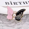 Cinturilla de Perlas para Cintura Pequeña con Cierre de Botón Grande, Cinturón Desmontable con Diseño de Mariposa, Sin Clavos, Sin Necesidad de Accesorios