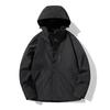 Chaqueta Abrigo para Hombre y Mujer de Primavera y Otoño Ropa de Trabajo Casual para Exteriores Traje de Montañismo Tres en Uno Cortavientos Salpicaduras de Agua Rushtop
