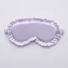 Máscara de Ojos de Seda Imitación Encaje Banda Elástica para Dormir Máscara de Ojos Bloqueadora de Luz No Presiona los Ojos Transpirable Viaje Máscara de Ojos Bordada Venta al por Mayor