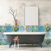 10 pegatinas de suelo con película mate con diseño vintage para cocina, salpicadero, escritorio, armario, renovación de pared