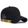 Gorra de béisbol de estilo coreano para primavera y verano, con cinta larga, para jóvenes y estudiantes, con letras de moda para hombres y mujeres, para parejas