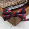 Pajarita personalizada para hombre, estilo coreano, informal, para novio, boda, mujer, padrino, boda, escenario, vino tinto
