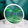 Pintura de Areia Movediça 3D 12 polegadas Enfeites de Mesa Decoração para Sala de Estar em Casa Escritório Artesanato Decorações de Pintura de Areia Movediça Ecológica