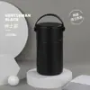 Olla Térmica Portátil para Estudiantes con Asa, Taza Térmica Aislada de Acero Inoxidable, Taza Térmica para Cocinar, Olla Térmica Aislada