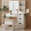 Amazon Cross-Border Supply Mais Vendido Moderno Minimalista Penteadeira Gabinete de Armazenamento Mesa de Maquiagem Fábrica Atacado