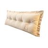 Cojín de respaldo suave tipo tatami para cama, anticolisión, largo, extraíble y lavable, para dormitorio, con protección para la cintura y respaldo grande.