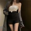 Shorts Blancos para Mujer 2024 Verano Nuevo Talla Grande mm Gordita Pantalones de Pierna Ancha Cintura Alta Ropa Exterior Look Adelgazante Línea A Casual Pantalones Cortos Hot