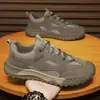 Sapatos Masculinos Transfronteiriços, Sapatos Esportivos Casuais para Exterior, Sapatos de Caminhada para Exterior Leves e Respiráveis de Malha, Sapatos de Trabalho de Proteção para Homens