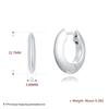 Fabricante Vende Pendientes Redondos Planos de Oro Grueso de Color Duradero, Modernos y a la Moda, Transfronterizos Kzce527