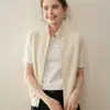 Chaleco de Punto sin Mangas con Cuello Alto de Cachemira para Mujer, Nuevo Diseño Otoño 2026 con Suéter de Doble Cremallera