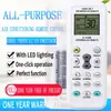 Pantalla Grande Dos Colores Versión Inglesa Control Remoto Universal para Aire Acondicionado Totalmente Compatible Especial para Comercio Exterior Global K-1028E 300/Caja